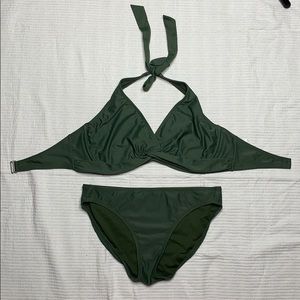ATHLETA Bikini (top 36D/DD bottom Medium)